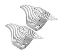 Beaupretty 2pezzi Bracciale Rigido Polsino Ad Bracciale Rigido Cavo Accessori Per Regal Compleanno