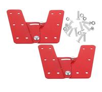 Beaupretty 2Pezzi Cerniera Per Scala Da Soffitta, Lightweight Step Ladder Hinge, Connettore Per Giunto, Ferro, Rosso, Per Attic Ladder Attachment E Scala Per Soffitta