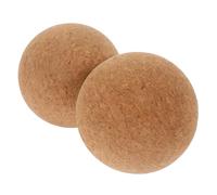 Beaupretty 2pezzi Cork Massage Balls High-density Release Yoga Balls for Deep Tissue Massage Lightweight and Portable Diameter for Muscle