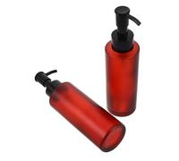 Beaupretty 2pezzi Flessibili Flaconi di Vetro Ambrato Ricaricabili Pompa per Olio Struccante Lozione Shampoo Contenitori Dispenser di Perdite da Adatti ai Viaggi