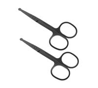 Beaupretty 2pezzi Forbici Di Precisione in Acciaio Resistenti Per Rifinire i Capelli Del Naso Pinzette Per Capelli Nasali Forbici Manuali Per Toelettatura Per Uomini e Donne