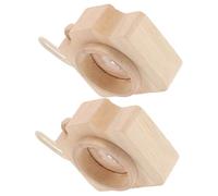 Beaupretty 2pezzi Giocattolo Prisma Multicolore in Legno per Ragazzo Ragazza Fotocamera Creativa e Colorata Regalo Originale per Festa Compleanno Decorazione Desktop Stimola Immaginazione