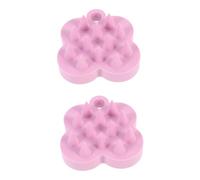 Beaupretty 2pezzi Massaggiante Per Capelluto Silicone Per Lavaggi e Massaggi La Circolazione Rimuove Dandruff Rosa
