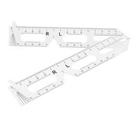 Beaupretty 2pezzi Misuratore Distanza Pupillare Strumento Misurazione Leggero in Plastica Per Distanza Degli Per Optometrista e Salone