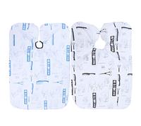 Beaupretty 2pezzi Panno Da Parrucchiere Tessuto Morbido Grembiule Per Taglio Capelli Leggero Resistente Lunga Per Tintura Permanente Scialli Per Proteggere Vestiti Clienti Nero Blu