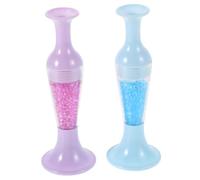 Beaupretty 2pezzi Penna Multiuso Per Nail Art e Ricamo Diamante Trasparente Forma Di Vaso Penna Decorativa Per Unghie e Artigianato Accessorio Puntinato Versatile Per Decorazioni