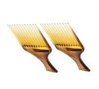 Beaupretty 2pezzi Pettine Afro Per Pettine Larghi Per e Acconciare Per Styling e Intrecciature Afro