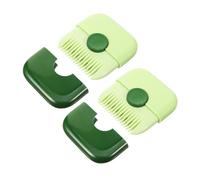 Beaupretty 2pezzi Pettine Per Taglio Donne Strumento Manuale Multi-funzionale Per Rimozione Punte Secche e Styling Comodo e Sicuro Per Uso Domestico Avocado