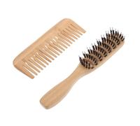Beaupretty 2pezzi Pettini Setole Naturali Pettine Denti Larghi Per e Acconciare Strumenti Per La Dei Per Casa e Salone