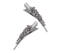 Beaupretty 2pezzi Retro Large Rhinestone Metal Clips Elegant Hair Barrettes for Women and Girls Versatile Crystal Hair Accessories for Various Hairstyles