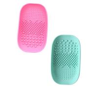 Beaupretty 2pezzi Silicone Makeup Brush Cleaning Pad Strumento Di Pulizia Per Pennelli Trucco Facile e Veloce Per Uso Domestico e Viaggi