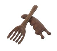 Beaupretty 2pezzi Spazzola Massaggiante Per Capelluto in Legno Sandalo Pettine Guasha Per e Salone