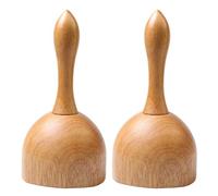 Beaupretty 2pezzi Strumenti in Legno Forma Di Coppa Per Coppettazione Terapia Strumenti Per Manipolazione Corpo Sicuri e Delicati Per Percorso Energetico e Colore Marrone