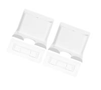 Beaupretty 2pezzi Supporto Per Asciugacapelli Da Muro Con Doppio Porta Organizer Adesivo Per Phon e Strumenti Per Installazione Facile Risparmio Spazio Per Bagno e Trattamenti Di Bellezza