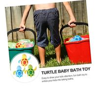 Beaupretty 3 Giocattoli Bagnetto Carica Design Cartone Animato Materiale Abs Sicuro Leggeri e Resistenti per Giochi Bagno