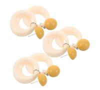 Beaupretty 3 Paia Geometrici Acrilico Pendenti Hollow per Accessori per e Regali Speciali