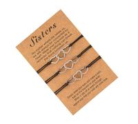 Beaupretty 3 pezzi Braccialetti in Inossidabile Bracciale Vuoto Leggero per Party e Amiche