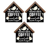 Beaupretty 3 Pezzi Decorazioni Halloween da Tavolo con Spettri Centrotavola Casa Infestata Leggera e Colorata Decorazioni per Scrivania e Mensola Interni