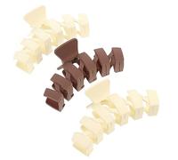 Beaupretty 3 Pz clip di squalo pinza per domestica confezione di scatole per ciglia Chiusure Copricapo di moda molletta accessori per copricapo fermagli per da bagno plastica