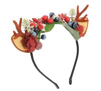 Beaupretty 3 Pz Fascia in corno di Mori mollette per per ragazze cerchietti per natalizi the masquerade hair charms cerchietti bambina fasce per di corno stoffa