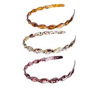 Beaupretty 3 Pz fascia per barrette hair pin bandana hair bow la clip per fascia afferra i Elastici per per donna fascia di moda copricapo antiscivolo plastica pp