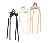Beaupretty 3 Pz forcina ad arco barrette hair clip hair accessories hair pin hair jewelry hair bow fiocchi per per donna fiocchi di fermagli per fiocchi per ragazze Acrilico