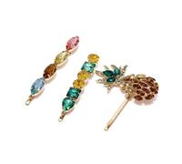 Beaupretty 3 Pz forcina da donna barrette hair clip fermacapelli hair bow hair pin forcina di ananas fermagli per alla moda molletta per da ragazza