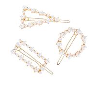 Beaupretty 3 Pz forcina per da donna barrette hair clip fermaglio per acconciature accessorio per donne fermaglio per ragazze hair jewelry Forcina perla fermagli per alla moda