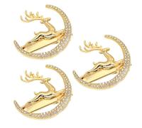 Beaupretty 3 Pz Forcina Per Fulvo Pin Per Perni Fermacapelli Per Matrimoni Forcina a Forma Di u Coda Elastici Per Per Ragazze Intrecciare Molletta Clip Golden Ferro
