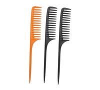 Beaupretty 3 Pz Pettine Lisciante Per Pettine Di Raccolta Per Separare i Pettini Per Da Barbiere Di Plastica a Coda Di Rondine Pp