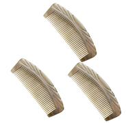 Beaupretty 3 Pz Pettine per massaggio raschiamento pettini hair Lungo Pettine massaggiante pettine lisciante comb strumenti di massaggio strumento di massaggio dei punti di agopuntura corna