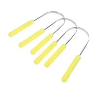 Beaupretty 3 Pz raschietto per lingua detergenti per la lingua puliscilingua in acciaio inossidabile clip light lux utensili attrezzo raschietti lingua adulti raschietto per la lingua adulto