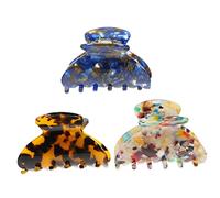 Beaupretty 3 Pz tornante hairdo barrette fermaglio per da donna esile fermagli per per folti da donna piccole clip ad artiglio per spessi Foglio di acetato
