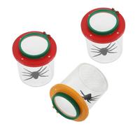 Beaupretty 3 Scatola Osservazione Insetti con d Ingrandimento per Visore Didattico per Osservare Insetti Fiori e Oggetti Materiale Sicuro e Design Pratico per Scuola e Attività Outdoor