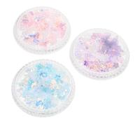 Beaupretty 3 Scatole Di Accessori Per Applique Per Il Viso Colorati Alla Moda Wiki Carinissimi Per Decorazioni A Farfalla Gemme Rosa Festival Strass Per Il Viso Adesivi Per Il