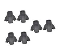 Beaupretty 3 Set Cuscinetti Per Le Stampelle Bacchette Trekking Hiking Sticks Impugnature Sciare Scarpe Maniche Dei Piedi Della Stampella Punte Dei Bastoncini Da Passeggio Black 2 Pezzi * 3