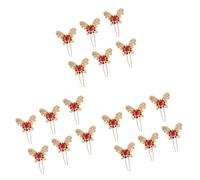 Beaupretty 3 Set Di Forcine Per Da Sposa Vintage Con Strass A Forma Di U Stile Per Bacchette Per Alla Moda Per Feste 6 Pezzi * 3