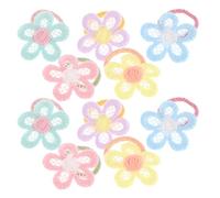 Beaupretty 30 Pezzi Elastici per Capelli Bambina con Fiori Morbidi e Elastici Elasticizzati per Neonate e Bambine Fermagli per Coda di Cavallo Confortevoli e Resistenti per Capelli Sottili e