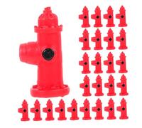 Beaupretty 30 Pezzi Mini Idranti Antincendio in Resina Realistici Decorazioni per Case delle Bambole Micro Paesaggi e Accessori Fotografici
