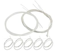 Beaupretty 36 Pezzi Corde per Chitarra Classica in Nylon, Tensione, 6 Corde | Ricambio per Chitarra Classica a Sei Corde, Bianco, per Lezioni di Gruppo e Suono , Set di Corde