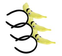 Beaupretty 3pezzi Cercehietto Banana Gialla in Fermagli per Capelli Forma di Banana Cercehietto Forma per Feste Cosplay ed Eventi Tema Hawaiano