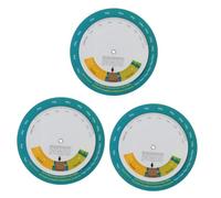 Beaupretty 3pezzi Chart Bmi Index Wall-mounted Tool for Quick Health Measurements Female Male Bmi Reference Stylish Design for Home Gym