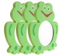 Beaupretty 3Pezzi Giocattoli da Bagno Educativi Forma Specchietto per Interattivo per Bagno Sviluppo Intellettuale e Riconoscimento Colori per
