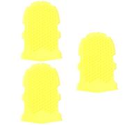 Beaupretty 3pezzi Guanto Esfoliante Doppio Lato Alimentare Per Massaggio e Pulizia Corpo Colori Casual Per Bagno e Doccia Stimola La e Rimuove Le Impurità