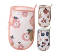 Beaupretty 3pezzi Guanto Esfoliante Doppio Lato Da Morbido Materiale Accessorio Per Doccia e Bagno Per Uomini e Donne Loofah Versatile Per Pulizia Corpo e Relax Familiare