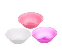 Beaupretty 3pezzi Lavabo Rotondo in Plastica Vaschetta Per Lavaggio Del Piccolo Lavabo Per Shampoo e Pulizia Dei Piatti Per Cucina e Lavanderia