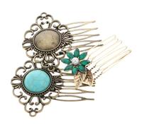 Beaupretty 3pezzi Pettini per Capelli da Sposa Vintage in Cristallo Accessori per Capelli da Sposa Fatti Mano Pettini Decorativi per Chignon e Damigelle d Onore per Eventi Speciali