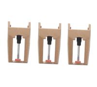 Beaupretty 3pezzi Puntine Di Ricambio Per Giradischi Punta in Gemma Rossa Alluminio e Plastica Per Giradischi in Vinile e Dischi Resistenti All'abrasion Per Qualità Del Suono Cristallina
