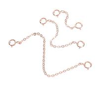 Beaupretty 3pezzi Pure Adjustable Chain Extenders for Necklaces Bracelets and Anklets Stylish Lengths for Diy Jewelry Making and