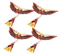 Beaupretty 4 Aereo Ornithopter in Gomma da Montare per Giocattolo Educativo DIY con Colori e Stili Casuali Kit Completo per Sviluppo Manuale e Creatività